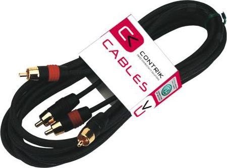 Actual product image Contrik 2x Cinch to 2x Cinch (1.50 m, Cinch)