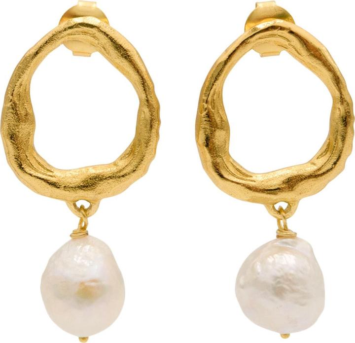 Haze & Glory Ohrringe Perlen Ohrstecker - La Pearl 925 Silber (925er Sterling Silber)