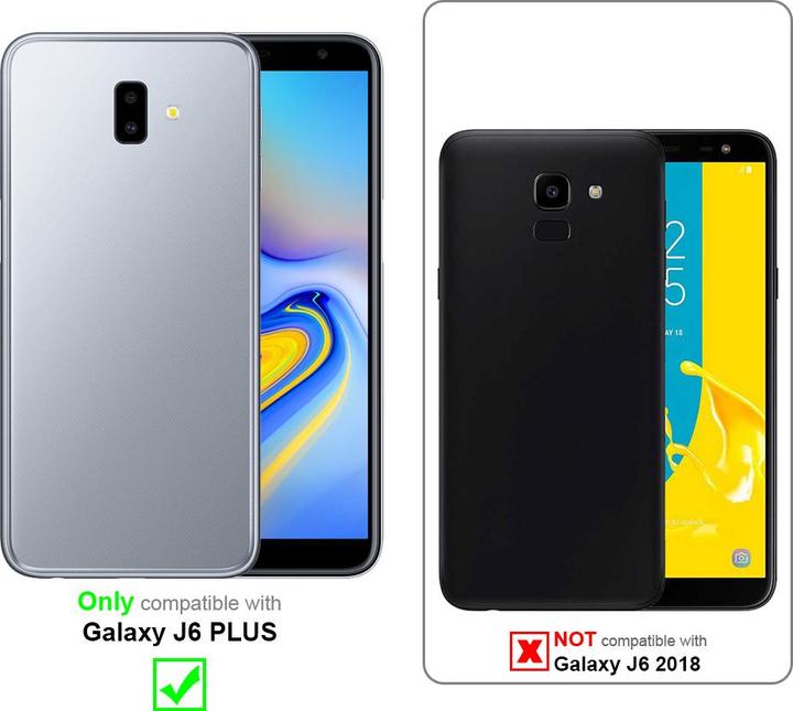 Image du produit Cadorabo Coque pour Samsung Galaxy J6 PLUS universel avec Clip (Samsung Galaxy J6+)