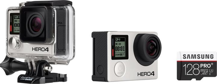 GoPro Hero 4 Black incl 128GB memory card