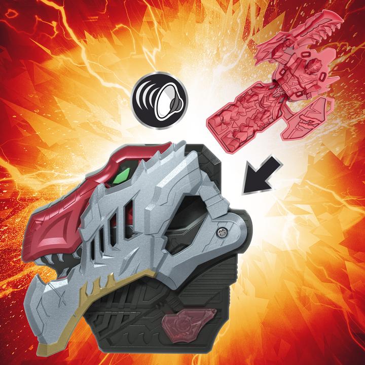Actual product image Power Rangers Dino Fury T-Rex Champion Zord combinable zord