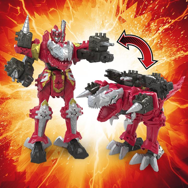 Actual product image Power Rangers Dino Fury T-Rex Champion Zord combinable zord