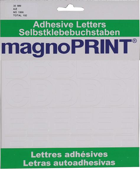 Actual product image Magnoprint Self-adhesive letters