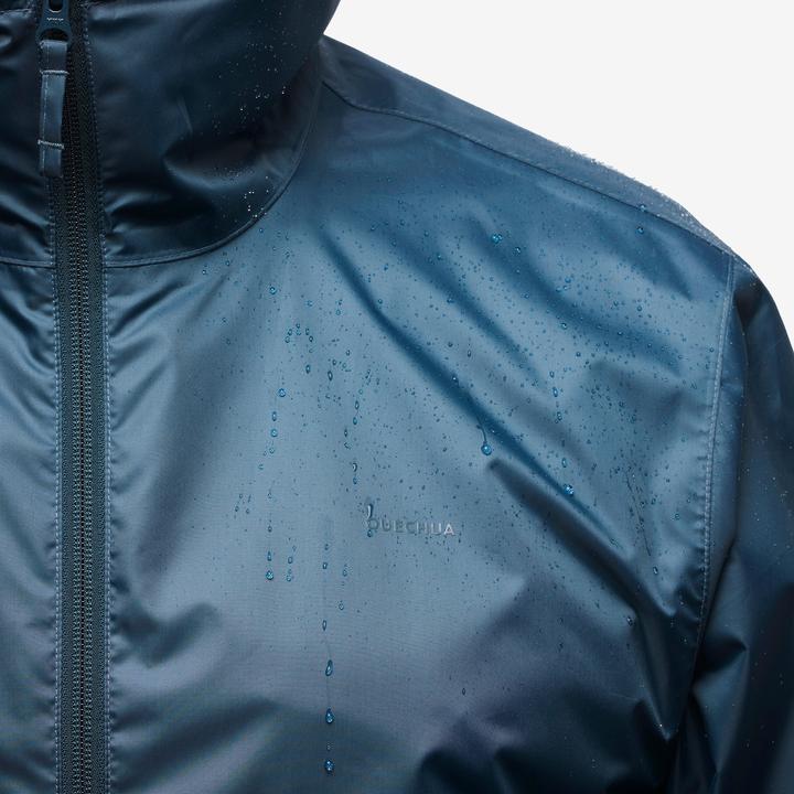 Produktbild Quechua Regenjacke Herren - Raincut Fullzip blau (M)
