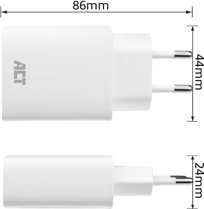Actual product image AC2100 Mobile Device Charger White Indoor (20 W)