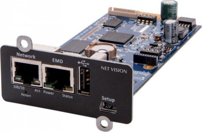 Produktbild Socomec Karta sieciowa NetVisio n 8 WEB/SNMP IPv4/IPv6