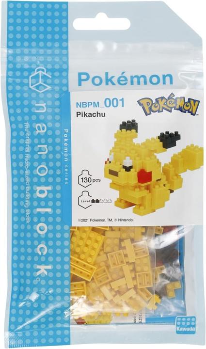 Actual product image Nanoblock Pokemon Pikachu