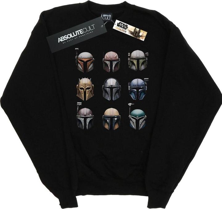 Immagine prodotto Star Wars The Mandalorian Helmet Display Felpa Uomo (4XL)