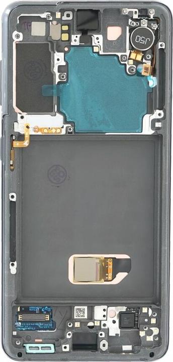Actual product image Samsung Display unit + frame (no camera) G991B Galaxy S21 5G grey GH82-27255A (Galaxy S21 5G)