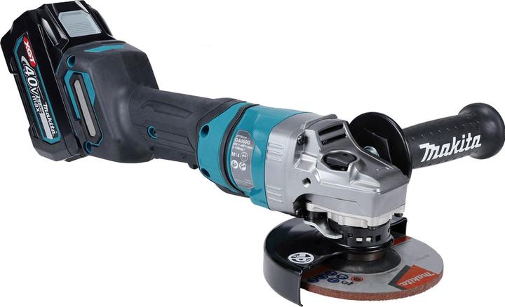 Produktbild Makita Akku-Winkelschleifer 40V max. / 4,0 Ah, 2 Akkus + Ladegerät im MAKPAC (125 mm)
