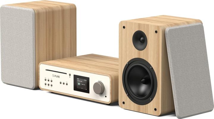 Pure Stéréo classique (Spotify Connect, Bluetooth, WiFi, Lecteur de CD, 2x 50 W)