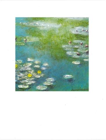 Produktbild Karte Monet Claude, Seerosen in Giverny