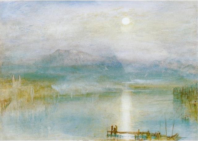 Map Art publisher J.M. William Turner Lake Lucerne and Rigi