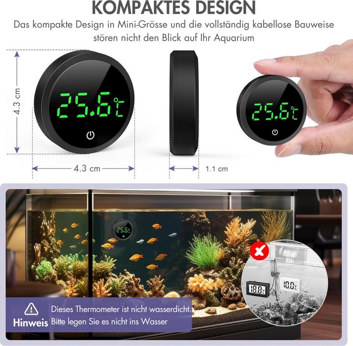 Produktbild Suba Digitales Aquarium Thermometer