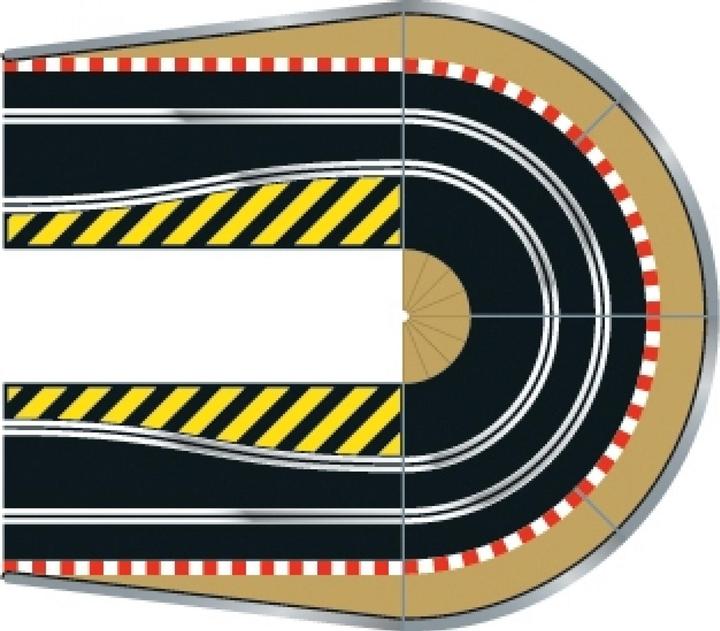 Actual product image Scalextric Hairpin Curve Track Accessory Pack - Replaces C8512 once sold out