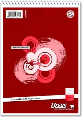Image du produit Ursus Bloc sténographique (A5, Quadrillé)