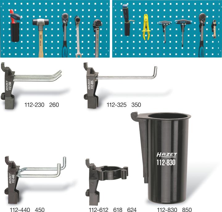 HAZET Werkzeug Halter 112/11 ∙ Anzahl Werkzeuge: 11