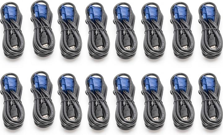 Image du produit Digitus Module KVM 16 ports pour console KVM modularisée