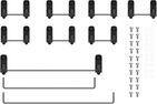 Productafbeelding Guido Maria Kretschmer GMK QMX Tastatur Stabilizer - schwarz