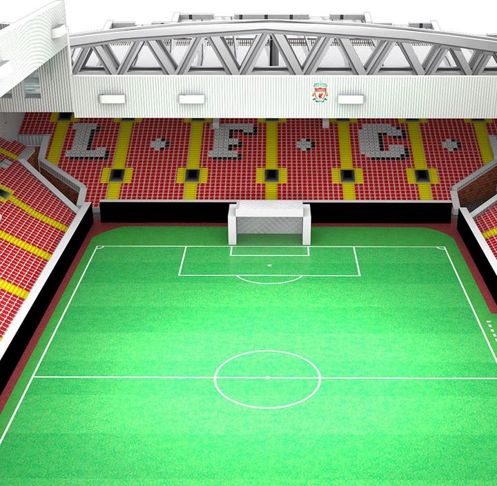 Actual product image Score Draw Anfield Road Stadium 3D Puzzle (142 pieces)