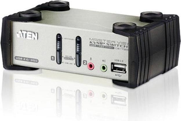 Produktbild Aten CS1732B, 2-Port KVM Switch mit USB Hub