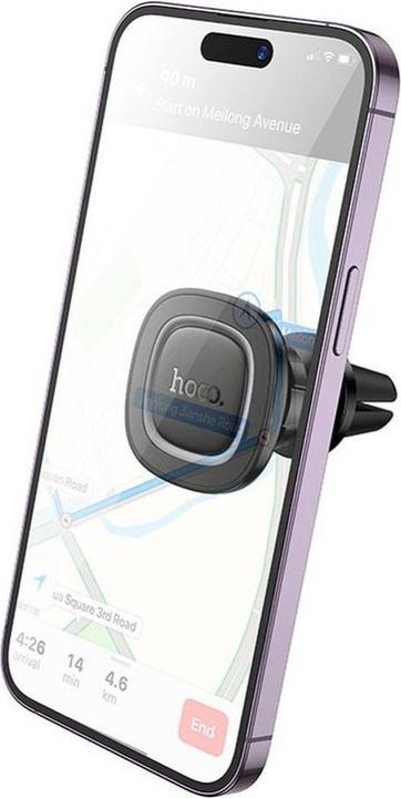 Image du produit Hoco Auto holder magnetic car holder for air vent H72 black metal gray