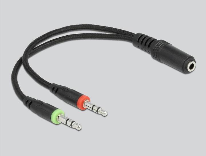 Actual product image Delock Headset Gaming Over-Ear LED for PC,Notebook,Consoles Black (Cable)