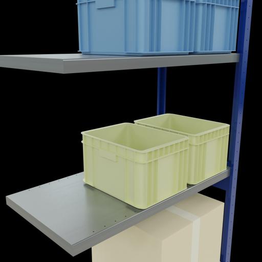 Actual product image Schulte Lagertechnik MULTIplus250 boltless add-on bay system with length bolts
