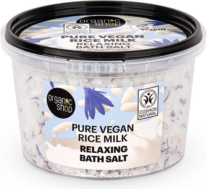 Organic Shop Rein veganes Reismilch Entspannungsbad 250ml (250 ml, Badepralinen)