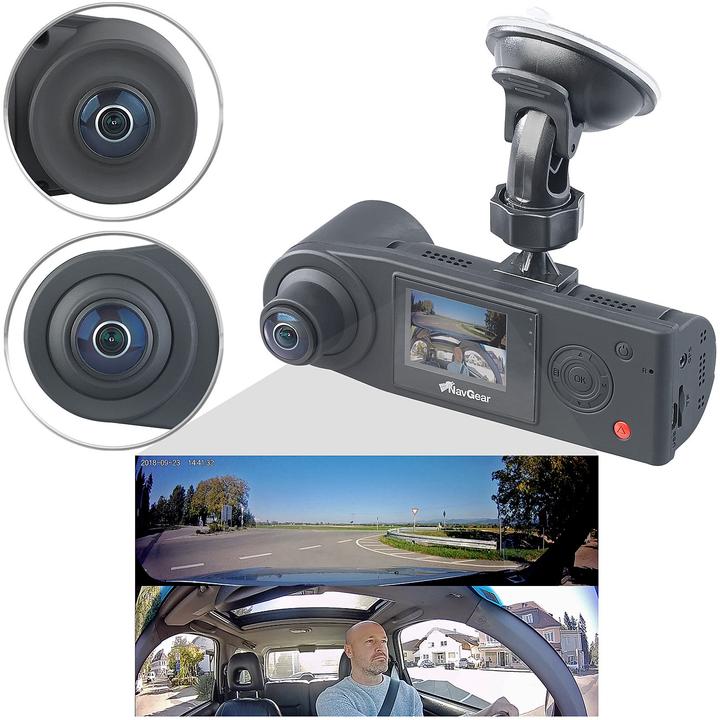 Image du produit NavGear Caméra de bord Full HD avec capteur G (Accéléromètre, Batterie, Full HD)