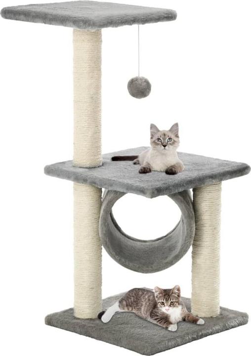 Produktbild VidaXL Katzen Kratzbaum (65 cm, Grau)