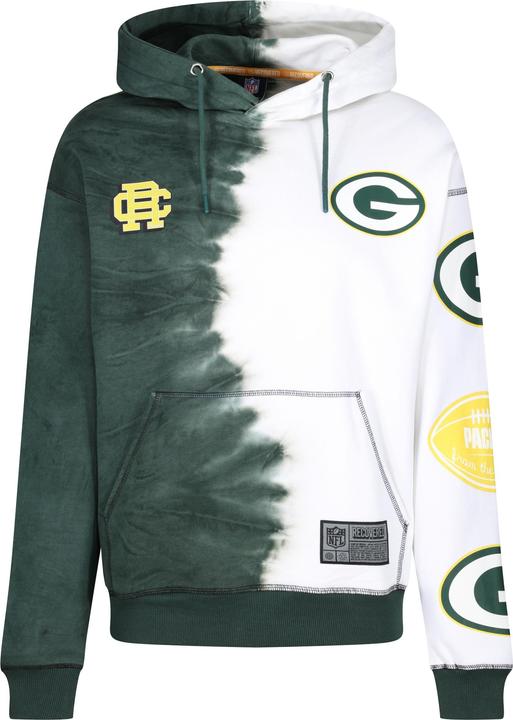 Recovered Re:covered Fleece Hoody - INK DYE Green Bay Packers - XL (XL)