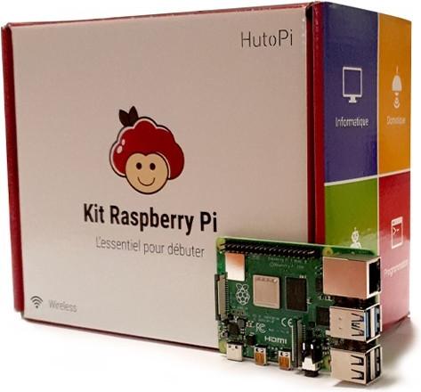 Actual product image HutoPi Raspberry Pi 4 1GB Starter Kit