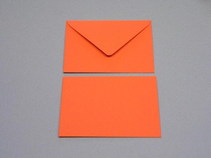 Produktbild Blanke Briefumschläge 110x156mm 135g/qm gummiert VE=100 Stück royal apricot (100 x)