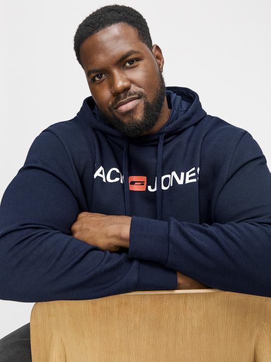 Produktbild Jack & Jones Plus Logo Kapuzenpullover Kapuzenpullover (4XL)