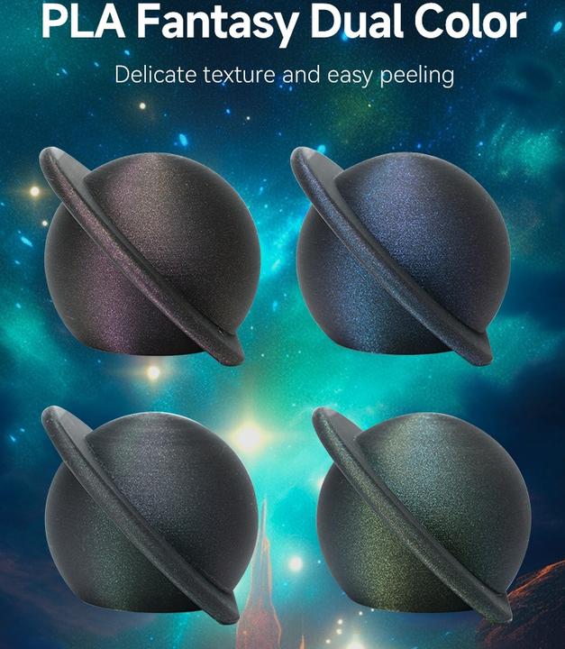 Image du produit eSUN ePLA-Magic Dark Twinkling Green Filament 1.75mm 1Kg (PLA, 1.75 mm, 1000 g, Vert)