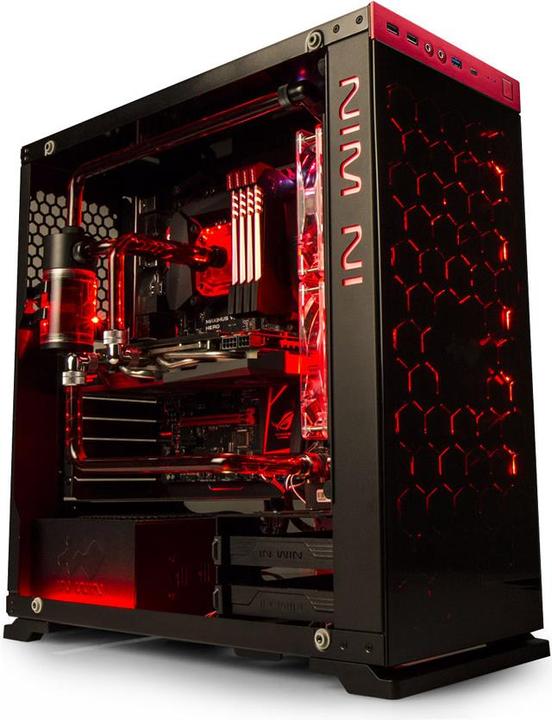 Actual product image In Win 805 red/black (ATX, mATX, Mini-ITX)