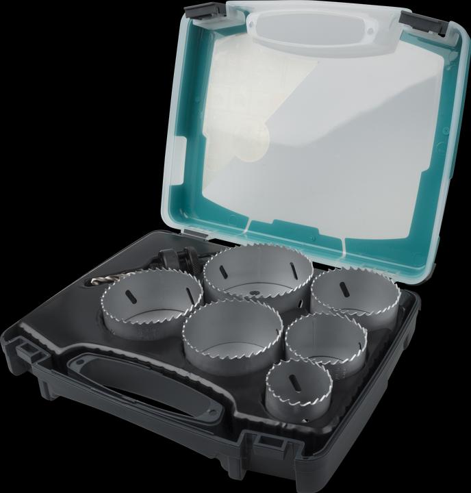 Actual product image wolfcraft wolfcraft 1 Lochsägen-Set BiM ø40,54,65,68,74,86mm (40, 54, 65, 68, 74 mm, 86 mm)