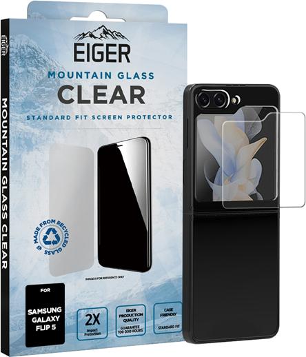 Actual product image Eiger Mountain Glass (1 Piece, Samsung Galaxy Z Flip5, Samsung Galaxy Z Flip6)