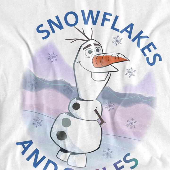 Immagine prodotto Disney Frozen Maglietta Olaf Fiocchi di Neve e Sorrisi Adulto Unisex (XL)