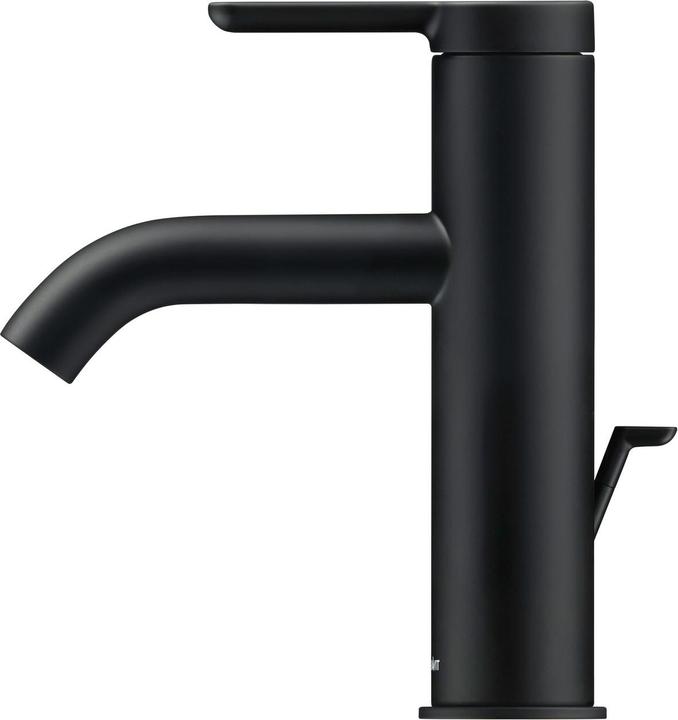 Produktbild Duravit Einhebel-Waschtischmischer C.1 M m Zugstangen-Ablaufgarnitur schwarz matt