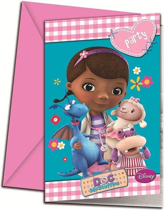Produktbild Disney Interactive Studios Logo Einladungen Party 6erPack Karton (6 Stk.)