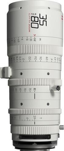 Actual product image Dzofilm Catta Zoom 35-80 T2.9 White for E Mount (FF) (Sony E, full size)