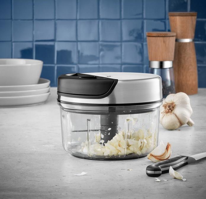 Actual product image WMF Multi Chopper Vegetable Slicer manual Rope Pull 650ml ideal Onions Gourmet (650 ml)