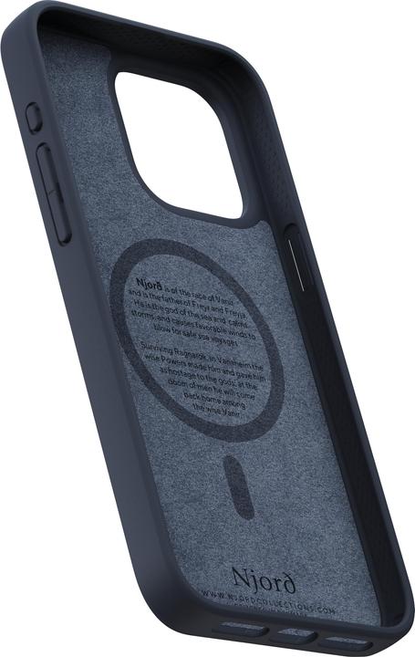 Image du produit Njord Étui rigide Salm.Leather Magsafe noir (Apple iPhone 15 Pro Max)