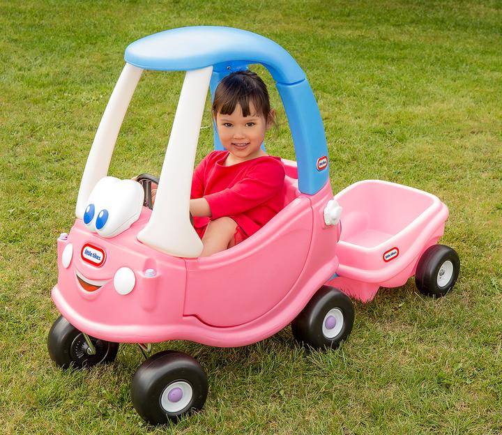 Actual product image Little Tikes Cozy coupe trailer stroller to sit on