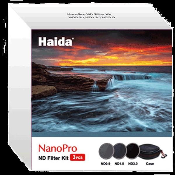 Haida NanoPro ND Filterset 67mm ND0.9+1.8+3.0 (Filtre gris neutre, 67 mm)