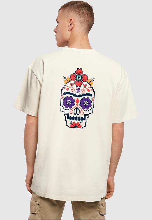 Actual product image Merchcode Frida Kahlo - Pixels viva la vida Heavy Oversize Tee - 118083 (XS)