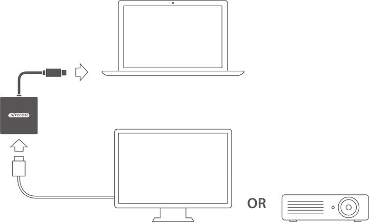 Produktbild Sitecom CN-346 Videokonverter (Mini DP, HDMI)