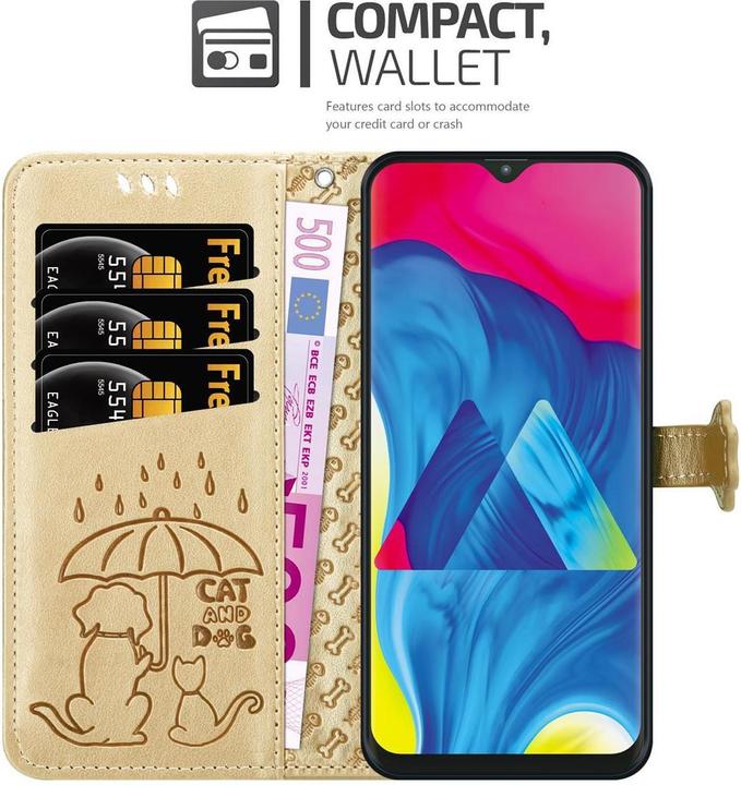 Immagine prodotto Cadorabo Libro Cani e gatti copertina (Samsung Galaxy A10, Samsung Galaxy M10)